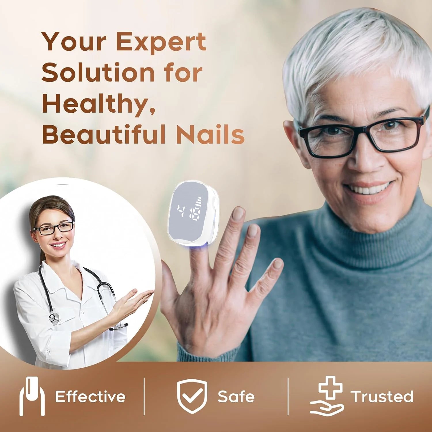 Nail Fungus Cleaning Laser Device Foot Nail Care Tools